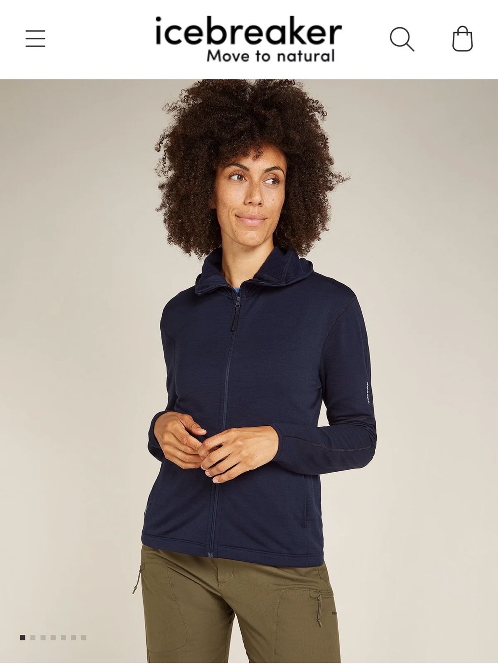 Icebreaker Women's Merino 360 Realfleece Elemental Zip Hoodie